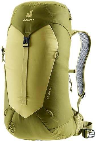 Deuter AC Lite 16L Hiking & Daypack Backpack with Steel Frame & Superior Breathability - Linden-Cactus - color: Linden-cactus