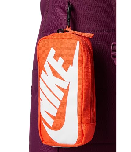 Nike Unisex Kids' Classics Elemental Backpack (20L) | Boys and Girls - color: Bordeaux/Orange/White