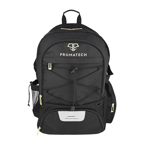 Sports Backpack, All-in-One Design for Size 5 Soccer Ball or Size 7 Basketball, Laptop-Ready, Cleat Storage, Hydration System, Quick Access Zipper - Ideal for Gym and Sports