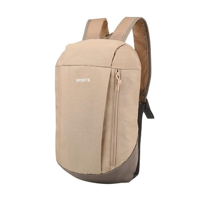 Mini Backpack for Men and Women Casual Travel Lightweight Dual Shoulder Bag,Khaki