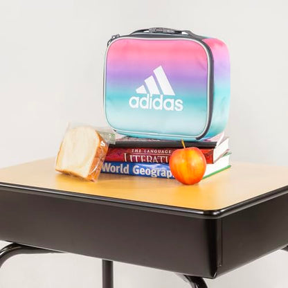 adidas Foundation Insulated Lunch Bag for men and women - color: Nomad Camo Grey/Solar Gold/Solar Red