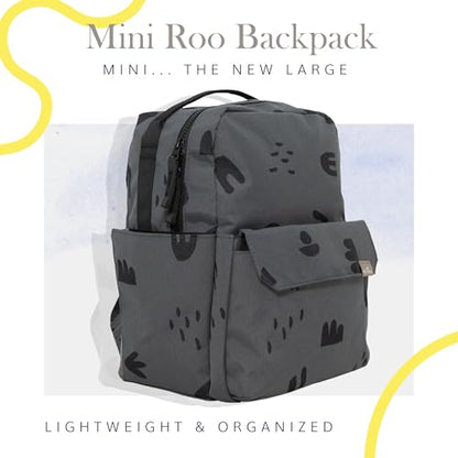 RED ROVR Mini Roo Lightweight Backpack | 6 pockets for everyday essentials (Charcoal Doodle) - color: Charcoal Doodle