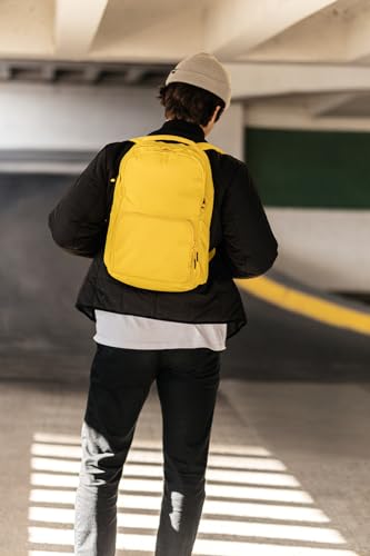 The Brevite Backpack- Casual daypack backpacks for every function. Compact but spacious 18L aesthetic traveling backpack with laptop compartment. (Green) - color: Green
