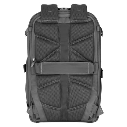 VANGUARD VEO Metro B25L Camera & Everyday Backpack (Black) – Fits 70–200mm Attached, 16" Laptop Storage, Convertible Daypack Design, Carry-On Ready - color: Black, size: 25L