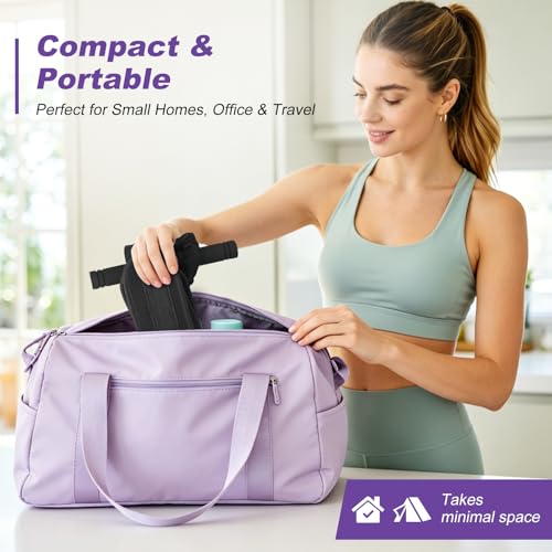 Foot Pedal Resistance Band with Handle,55LB Exercise Bands with Foot Pedal,Upgrade Full Body Workout for Men & Women, Core Abs Legs Glutes Arms, Pilates Strength Training Home Gym Equipment