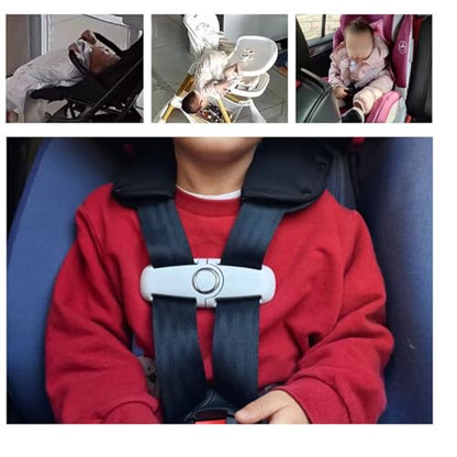 Universal Child Car Seat Chest Harness Clip Universal Safer Belt Clip Buckle Lock Stroller Chest Clip Adjustable Guard for Baby and Kids (Black-3) - color: Black-3