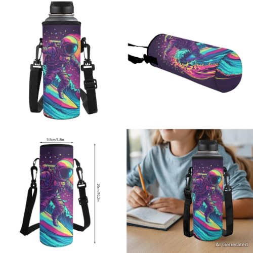 Astronaut Backpack for Boys Backpack with Lunch Box Water Bottle Holder and Pencil Case Pouch 4 in 1 Cute Backpacks for Boys Bookbag with Front Pocket Back to School Supplies - color: Astronaut