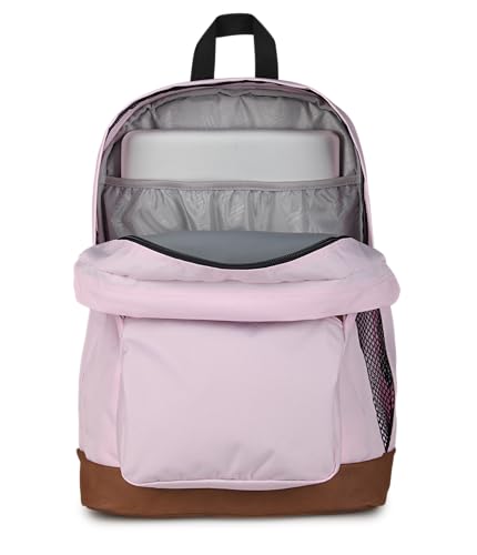 JanSport Cool Backpack with 15-inch Laptop Sleeve, Large Computer Bag Rucksack with 2 Compartments, Ergonomic Straps, Pink Ice - color: Pink Ice