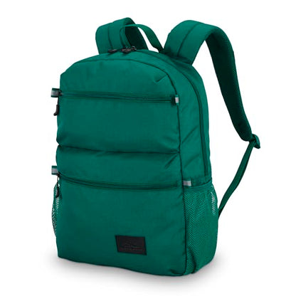 High Sierra Everclass Backpack - Travel or Work Laptop Bookbag with 360° Reflectivity, Dual Water Bottle Pockets & Fits Laptops Up To 15.6”, Malachite Green - color: Malachite Green