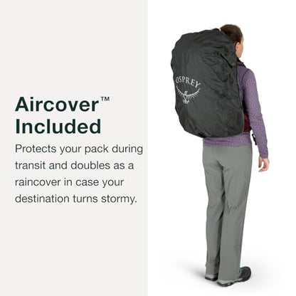 Osprey Fairview Trek 50L Women's Travel Backpack, Night Jungle Blue - style: 50l