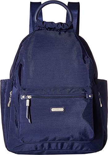 Baggallini Womens With Rfid Phone Wristlet All Day Backpack, Navy, One Size US - color: Navy