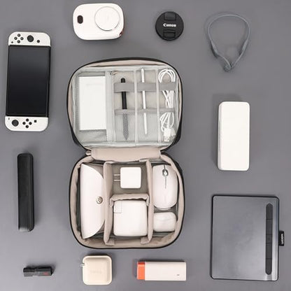 Organizer Bag Big Case Cable Electronic Devices Travel Pouch USB Charger Accessories Mouse Phone SD Power Bank Earphone - color: Grey