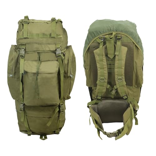 M MCGUIRE GEAR Tactical Backpack, 100L Molle Bug Out Bag, Large Army Rucksack, Heavy Duty Hiking Pack, Outdoor Camping Backpack, Survival Essential and Go Bag