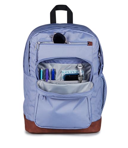 JanSport Cool Backpack with 15-inch Laptop Sleeve, Large Computer Bag Rucksack with 2 Compartments, Ergonomic Straps, Lavender Ash - color: Lavender Ash