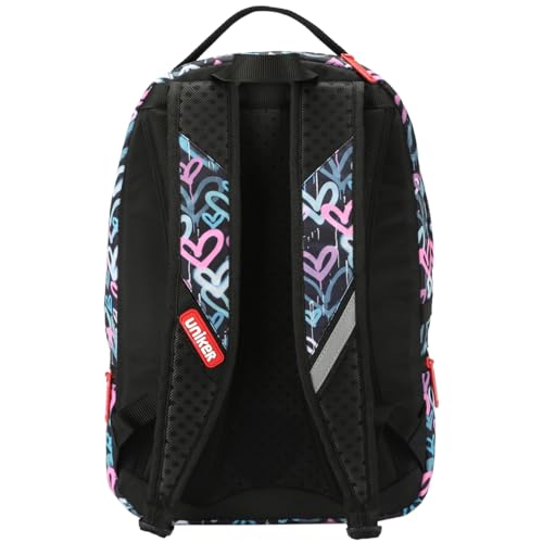 Graffiti Backpack, Designer Laptop Backpack for 15.6 Inch Work,Water Resistant Backpack Computer Bag,HeartBeat‌ - color: Heartbeat‌