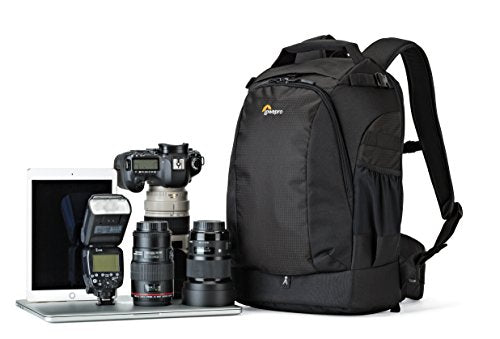 Lowepro LP37129, Flipside 400 AW II Camera Backpack, Camera Accessories, for DSLR, CSC, Mirrorless, 15 Inch Laptop, Tablet, Additional Lenses, Black - size: BP 400 AW II