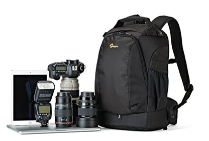 Lowepro LP37129, Flipside 400 AW II Camera Backpack, Camera Accessories, for DSLR, CSC, Mirrorless, 15 Inch Laptop, Tablet, Additional Lenses, Black - size: BP 400 AW II