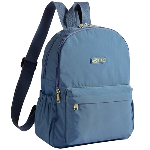 AOTIAN Lightweight Small Hiking Backpack for Women - Durable Water-Resistant Daypack for Travel, Camping & Outdoor Adventures - color: Light Blue-small