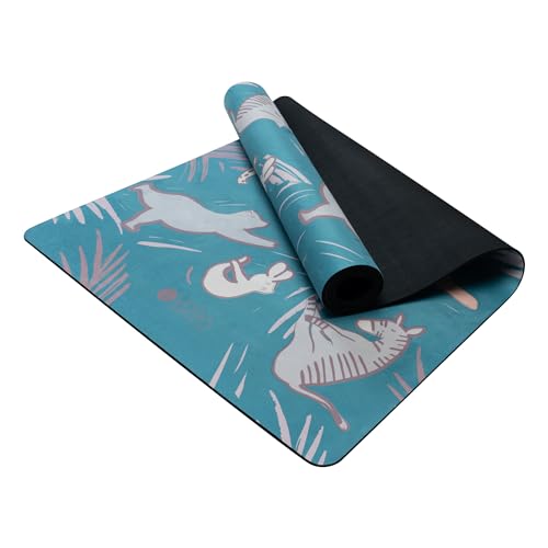 Yoga Design Lab The Kids Yoga Mat | Environmentally Friendly + Supportive + Colourful | Non-Toxic | Ideal for Yoga, Gymnastics, Exercise, Athletics | Includes Carry Strap