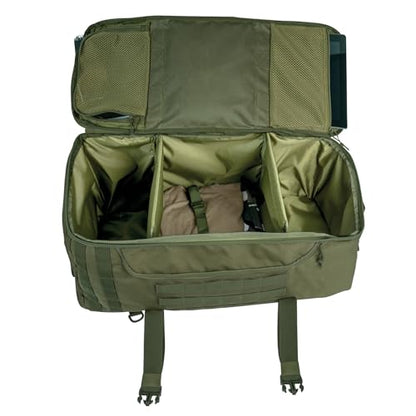 Rothco 3-In-1 Convertible Mission Duffle Bag, Olive Drab | 60L Large Travel Backpack, Heavy-Duty 900D Polyester, Gear Bag - color: Olive Drab