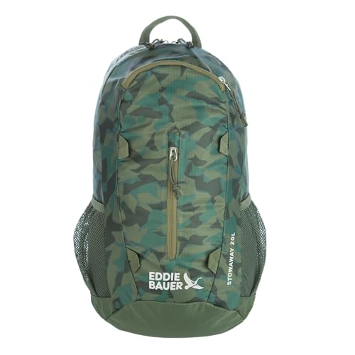 Eddie Bauer Stowaway Packable Backpack | Travel | Outdoor | Lightweight | Foldable | Durable | Ripstop Polyester | 20L - Sprig Green - color: Sprig, size: 20L