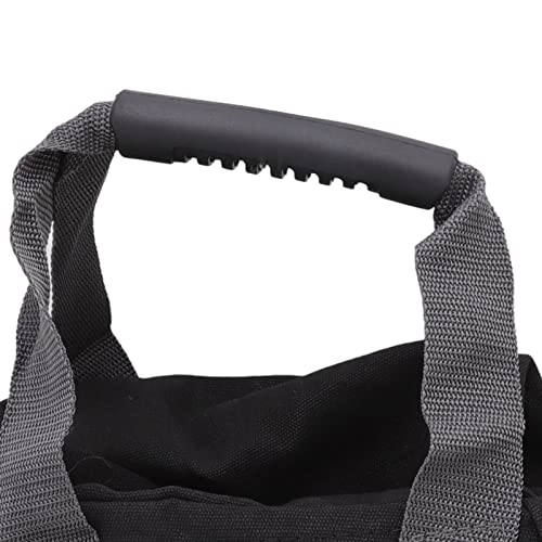 Workout Sandbag with Ergonomic Handle, Tear 12oz Canvas Weightlifting Sand Bag for Fitness Training, Adjustable 0 25lbs Kettlebell Sandbag for Home Gym and Outdoor Exerci