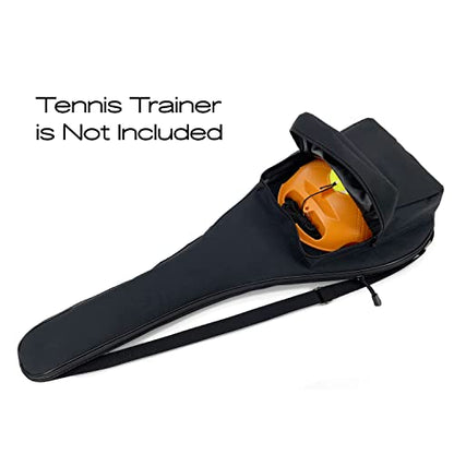 Tennis Bag Lightweight and Padded Tennis Rackets Cover with Adjustable Shoulder Strap - color: Black-Pocket, size: 31"x11.4"