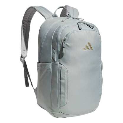 adidas Amplifier Backpack for Laptop, School and Gym, 28L, Wonder Sage Green/White/Regular, OSFA - color: Wonder Sage Green/White/Regular