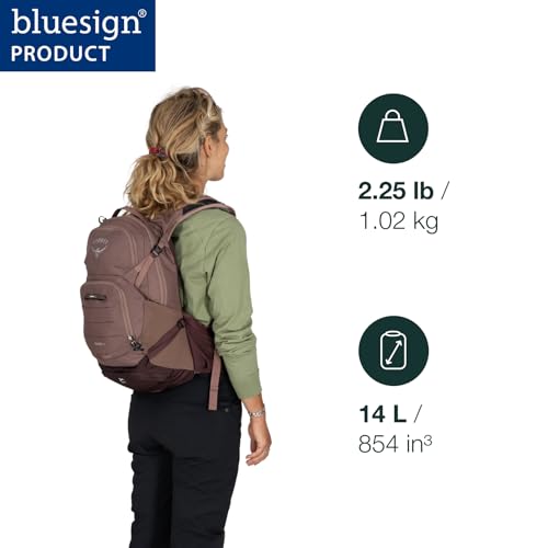 Osprey Raven 14L Women's Mountain Biking Backpack with Hydraulics Reservoir - color: Deep Fig, style: 14l