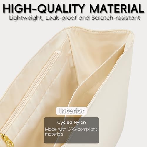 Premium Waterproof Nylon Cyme Bag Organizer, Lightweight & Durable Purse Insert for Cyme Mini Bag, Handbag Shaper Purse Accessories with Sturdy Smooth Zipper (Beige) - size: Nylon-Mini