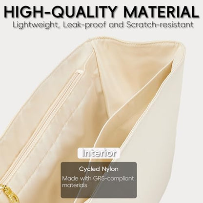Premium Waterproof Nylon Cyme Bag Organizer, Lightweight & Durable Purse Insert for Cyme Mini Bag, Handbag Shaper Purse Accessories with Sturdy Smooth Zipper (Beige) - size: Nylon-Mini