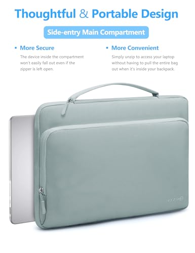 HYZUO 13 Inch Laptop Bag Case Sleeve for MacBook Air 13 M5 M4 M3 M2 M1 2026-2018 A3449, 13" MacBook Neo 2026, MacBook Pro 13 M2 M1 2026-2016, 12.9"-13" iPad Pro/Air, Surface Pro, XPS 13, Ash Blue - color: Ash Blue, size: 13 Inch