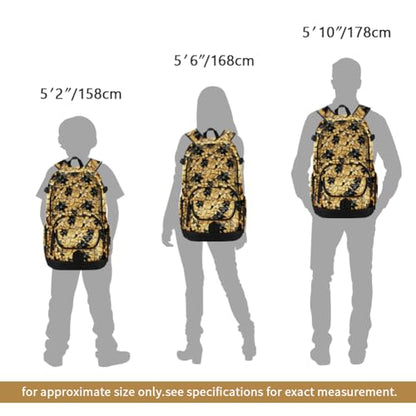 rickyh style School Backpack Travel Bag for Men & Women Lightweight College Back Pack with Laptop Compartmen - color: 04hhua