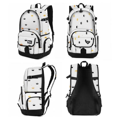 rickyh style School Backpack Travel Bag for Men & Women Lightweight College Back Pack with Laptop Compartmen - color: 04hbg