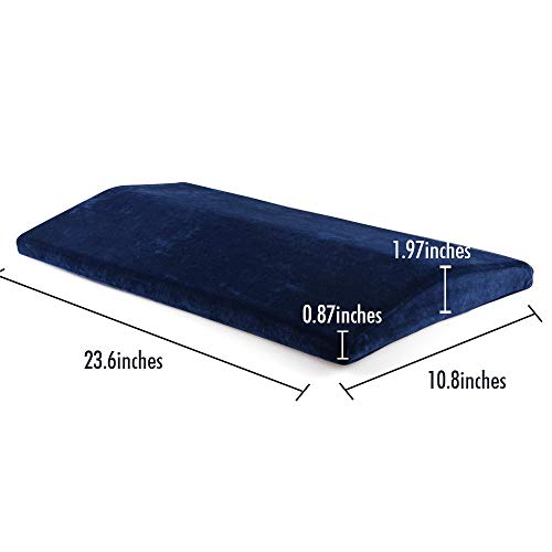 Soft Memory Foam Sleeping Pillow for Lower Back Pain,Multifunctional Lumbar Support Cushion for Hip,Sciatica and Joint Pain Relief,Orthopedic Side Sleeper Bed Pillow