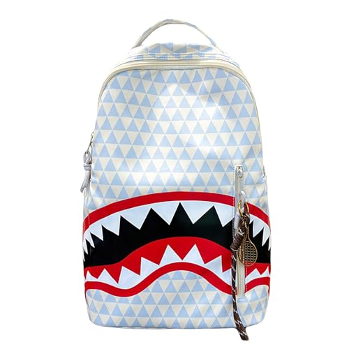 Large Capacity Laptop Backpack Water Resistant Durable Daily Carry Backpack Graphic Urban Streetwear Bookbag for Commuting (Sky) - color: Sky