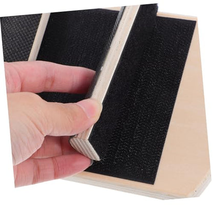 STOBAZA Wooden Calf Stretch Board for Dancers Balance Trainer for One-legged Exercises Portable Foot Strengthener and Ankle Stability Device for Home Gym Use