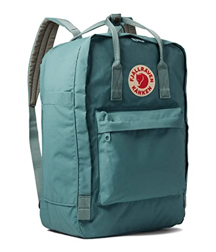 Fjallraven Kanken Laptop 17" Backpack, Frost Green - color: Frost Green