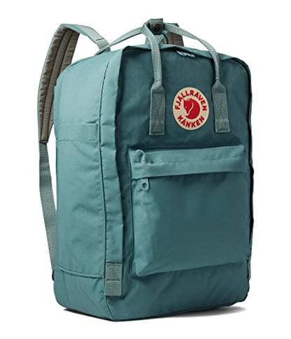 Fjallraven Kanken Laptop 17" Backpack, Frost Green - color: Frost Green