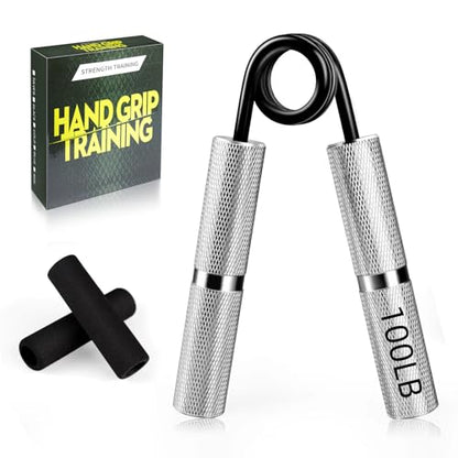 Hand Gripper Strengthener Set 50LB-300LB, Grip Strength Trainer (1/2/4/6 Pack) Forearm Strengthener for Muscle Building, Hand Sensitivity Training, Hand Rehabilitation Exercising - color: 1pcs(100lb)