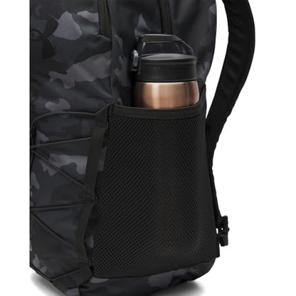 Under Armour Unisex Hustle Sport 6.0 Backpack, (002) Black/Metallic Black, One Size Fits Most - color: (002) Black / Black / Metallic Black, size: One Size Fits Most