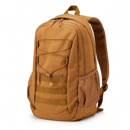 Hiking Travel Backpacks Men and Women, Lightweight Waterproof Laptop Backpack Outdoor Camping Backpack Hiking Daypack for Travel, Trekking, Work 26L (Brown) - color: Brown