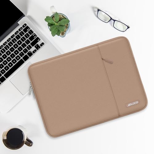 MOSISO Laptop Case 13 inch, Laptop Sleeve Compatible with MacBook Neo/Air/Pro 13 inch with A18/M5/M4/M3/M2/M1 Chip 2026-2016, Polyester Vertical Computer Sleeve Bag with Pocket, Bronze Brown - color: Bronze Brown, size: 13 inch