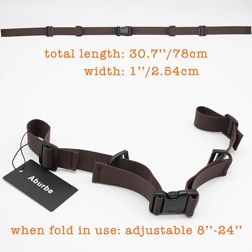 Backpack Chest Strap, Universal Add on Adjustable Sternum Strap, Chest Belt Replacement, with Heavy Duty Quick Release Buckle Clip, for Travel, Hiking, Camping, School - color: Brown