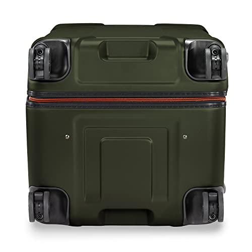 Briggs & Riley 32 Inch Extra Large Trunk Checked Luggage - Maximum Capacity Hard Shell Heavy Duty Travel Suitcase with 360-Degree Spinner Wheels - TSA Lock - Torq Collection - Hunter Green - color: Hunter, size: 32"
