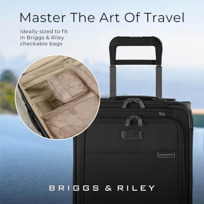 Briggs & Riley Travel Essentials Check In Compression Packing Cube Set - color: Tan, size: Checked