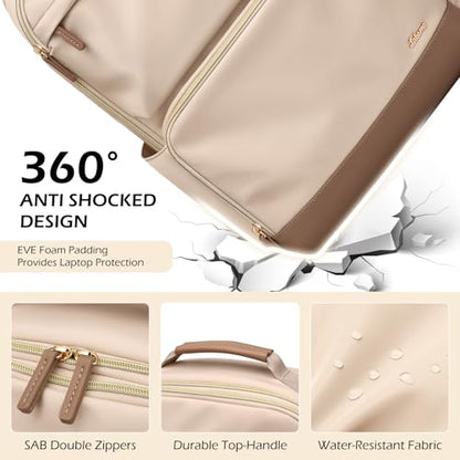 Laptop Backpack for Women Men 16 Inch Laptop Bookbag Waterproof Bags Computer Adult Backpacks Business Daily Purse Bag with Laptop Compartment