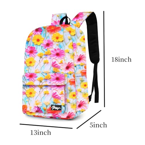 simple portable backpack, student backpack, outdoor leisure bag, computer bag (52lhua) - color: 52lhua