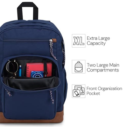 JanSport Cool Backpack with 15-inch Laptop Sleeve, Large Computer Bag Rucksack with 2 Compartments, Ergonomic Straps, Faded Sage - color: Faded Sage