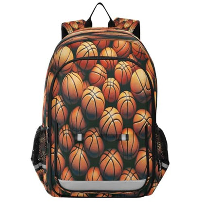 ALAZA Lovely Basketball Ball Backpack College Middle High School Bag Laptop Bag Casual Dayback Travel Business 17 inch